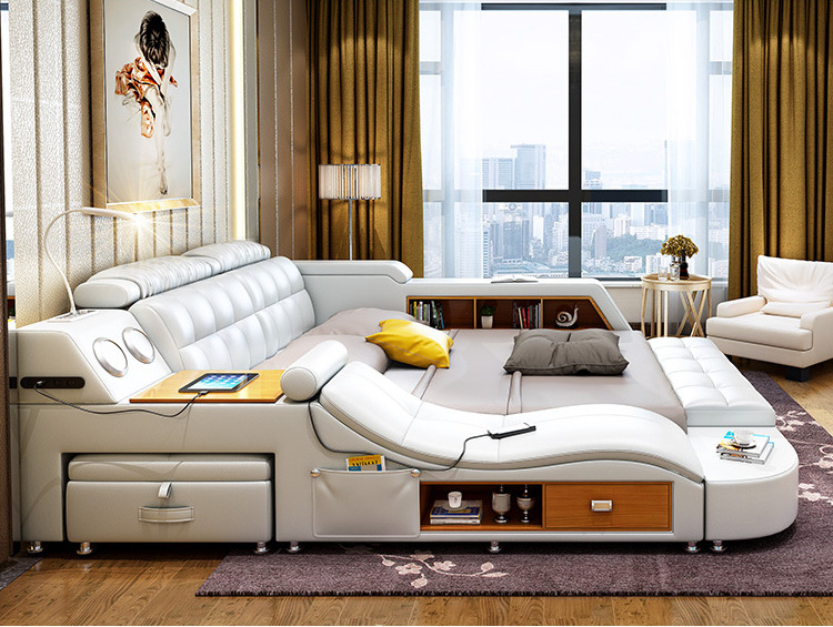 south africa furniture all in one hot selling modern leather bed