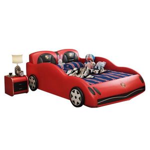 modern children kids king size race car bed