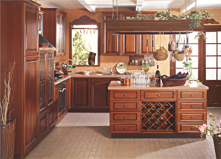 American Classic Solid Wood Complete Shaker Style Kitchen Cabinet Furniture