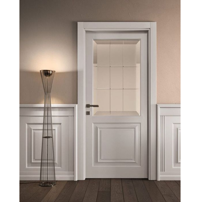 2023 New Beautiful Interior Door European Strong Hdf Wooden Door For Room