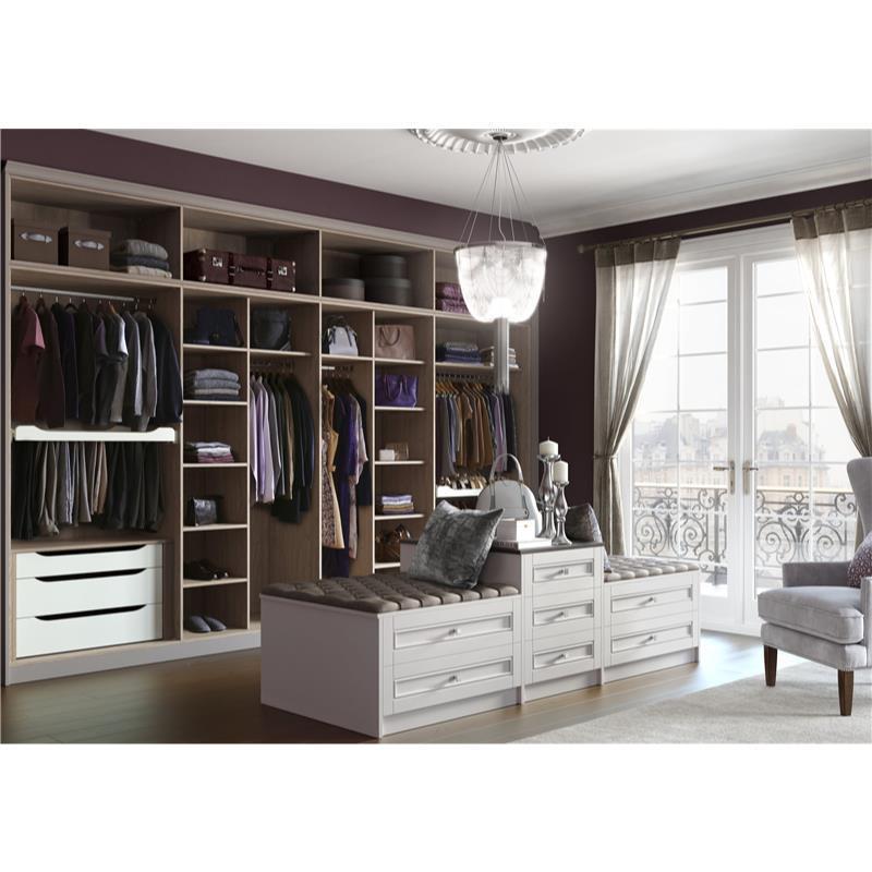 MDF closet system manufacturers walk in closet