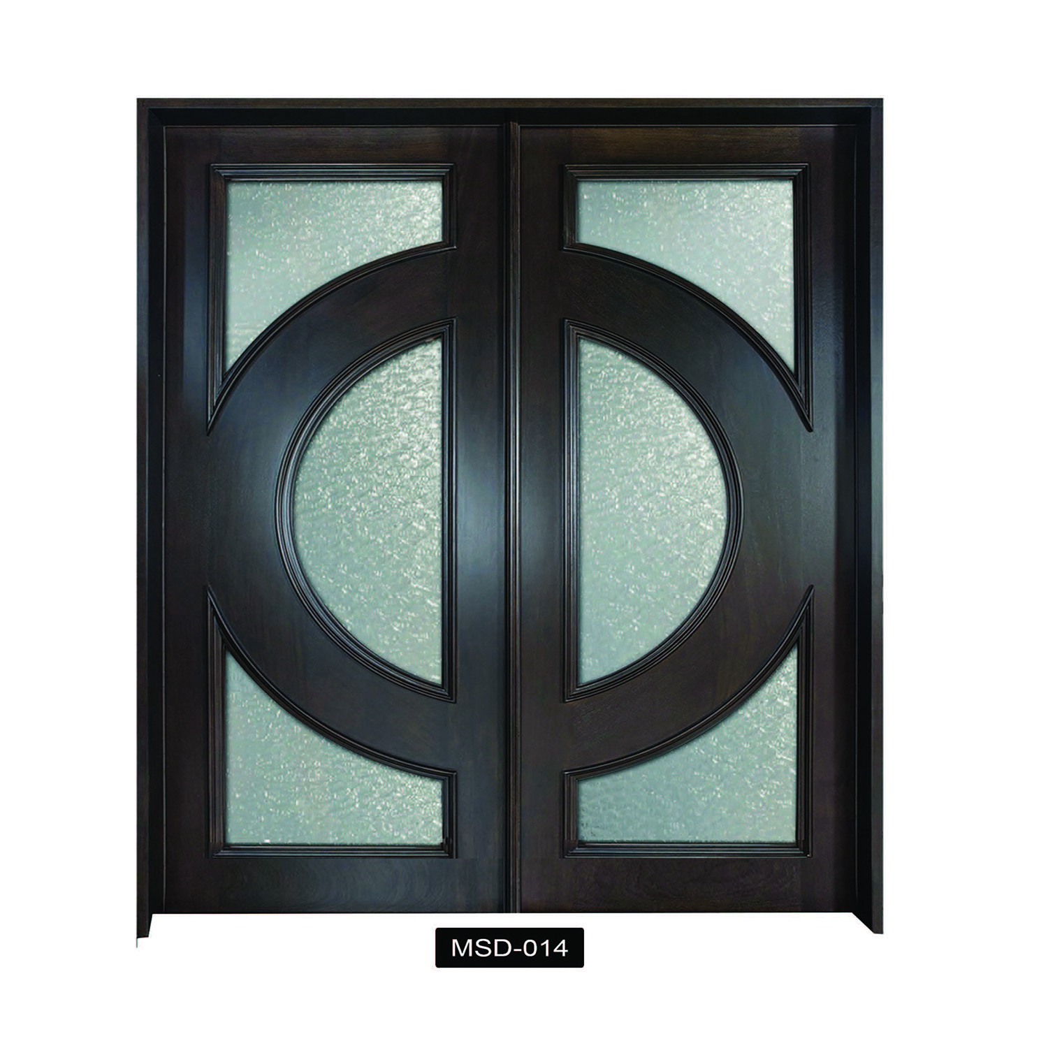 2024 Hot Sale Customized High Quality Modern Design Sound Proof Entrance Double Exterior Front Entry Door