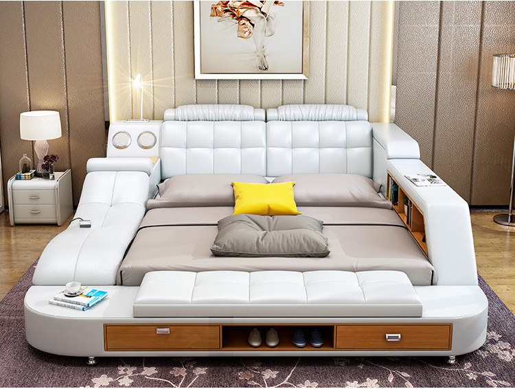 south africa furniture all in one hot selling modern leather bed