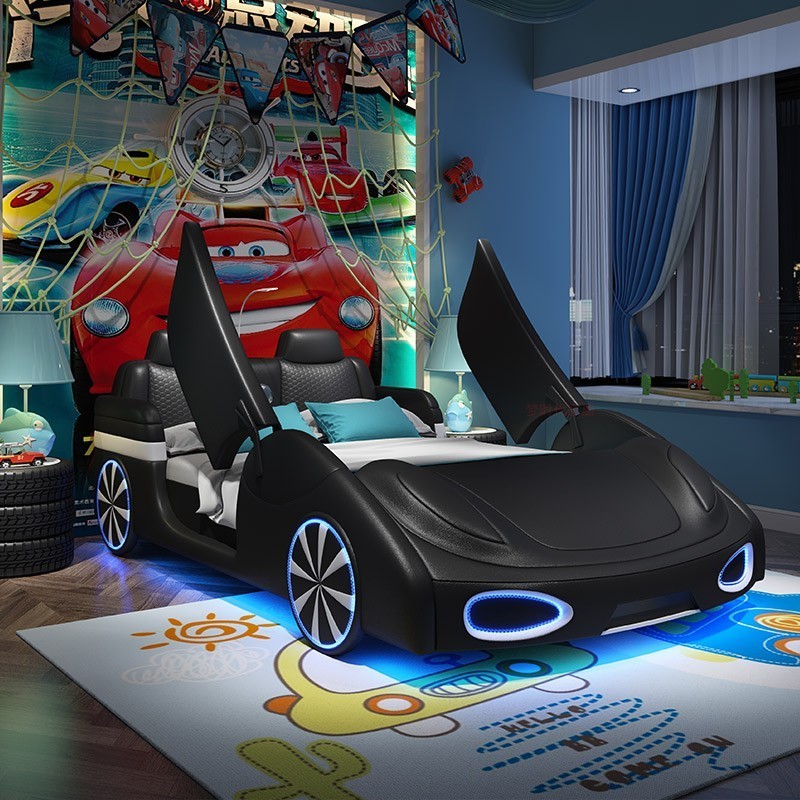 Hot sale Queen size King size kids bed Modern Race car bed Children beds