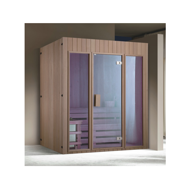 Cbmmart High end luxury customized Canadian hemlock outdoor traditional steam sauna wooden room