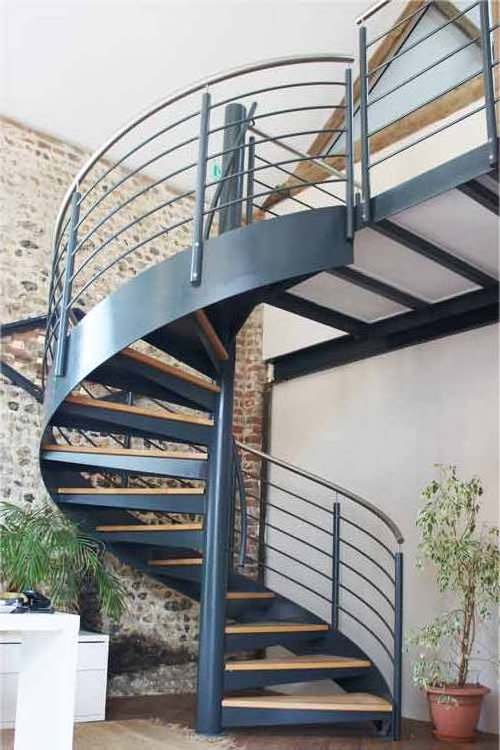 factory metal spiral stairs / cast iron used spiral staircase