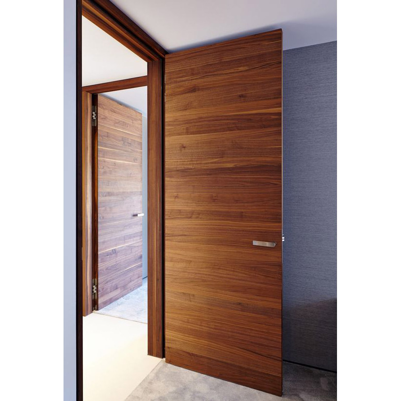 China Top Manufacturer Internal Room Flush Wooden Door Design Bedroom Modern Interior Wooden Door