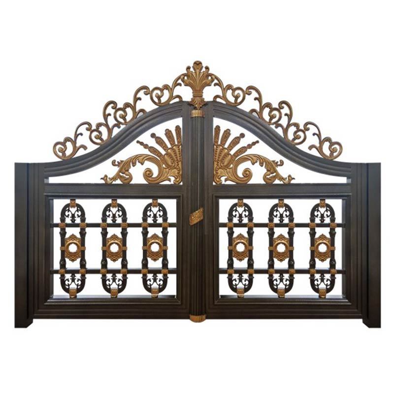 CBMMART Cheap Modern House High Quality Wrought Iron Main Gates Designs Front door Security Gate and Fencing