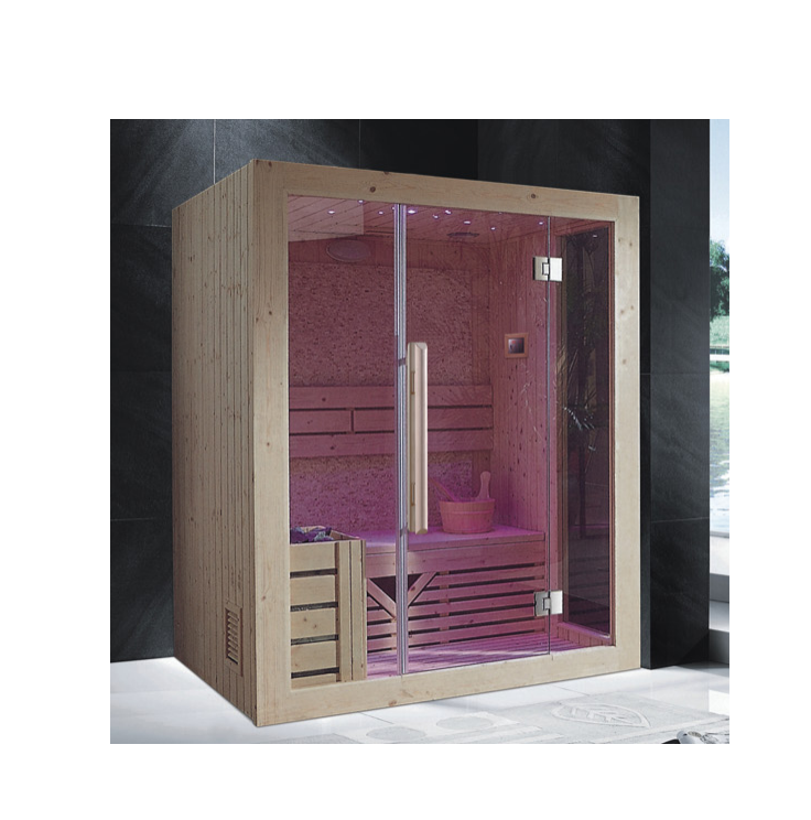 Cbmmart High end luxury customized Canadian hemlock outdoor traditional steam sauna wooden room