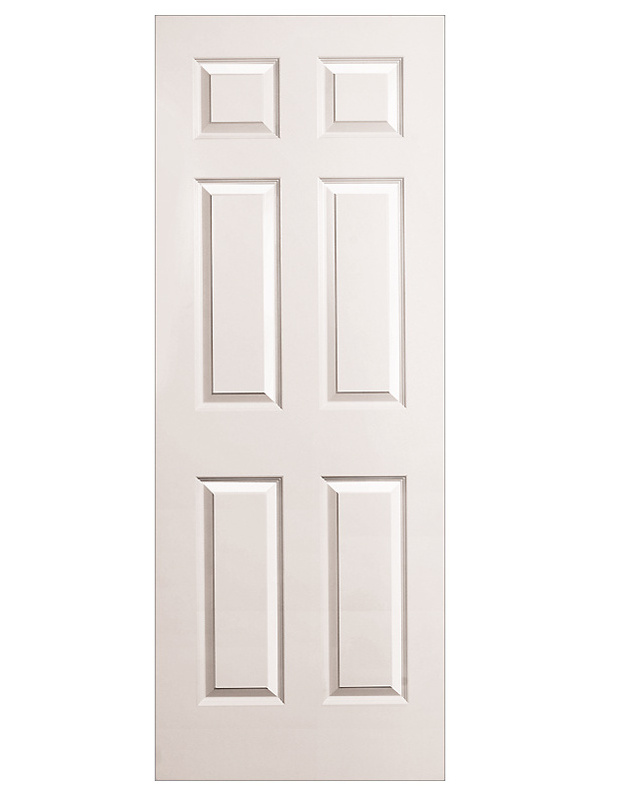 DOORS MDF moulded wooden doors for houses white primer simple latest designs double wooden single slab door