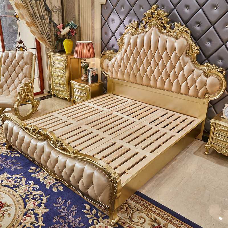 2021 newest Beds VIP bedroom furniture Set King size bed