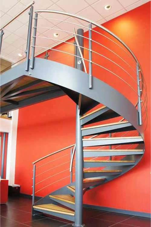 factory metal spiral stairs / cast iron used spiral staircase