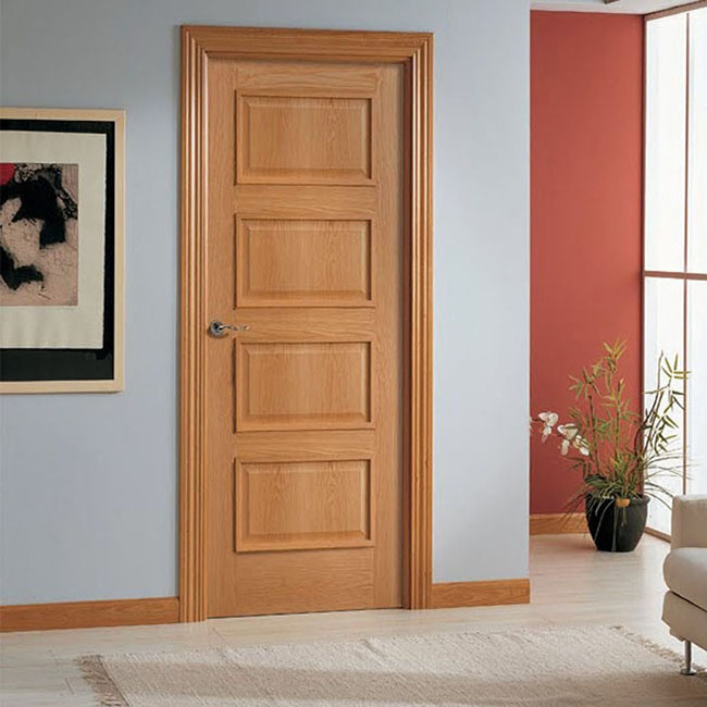 CBMmart Nature Veneer Composite Wood Door Interior Bedroom Apartment Fire Rated Wooden Doors