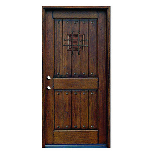 CBMmart High quality 48"*96" solid teak wood swing entrance door for house front porch