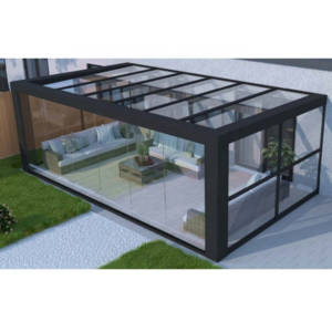 CBMmart High Quality Modern Outdoor Glass Room Used Free Standing Sunroom Tempered Glass for Sunroom