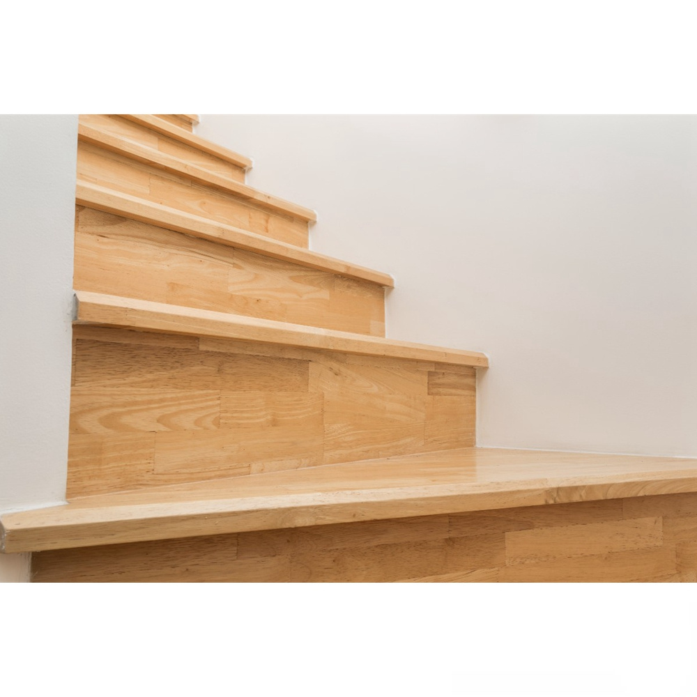 CBMMART Hardwood Lumber Stair Parts Red / White Oak Solid Wood Stair Tread and Step Flooring Stair