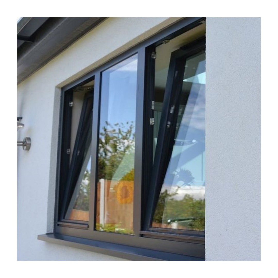 CBMMART Florida Miami Dade Hurricane Impact Windows Aluminum Tilt And Turn Window