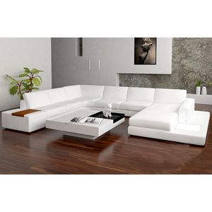 CBMmart Factory Direct Sale High Quality Cost-effective Living Room Leather Sofa and Tea Table