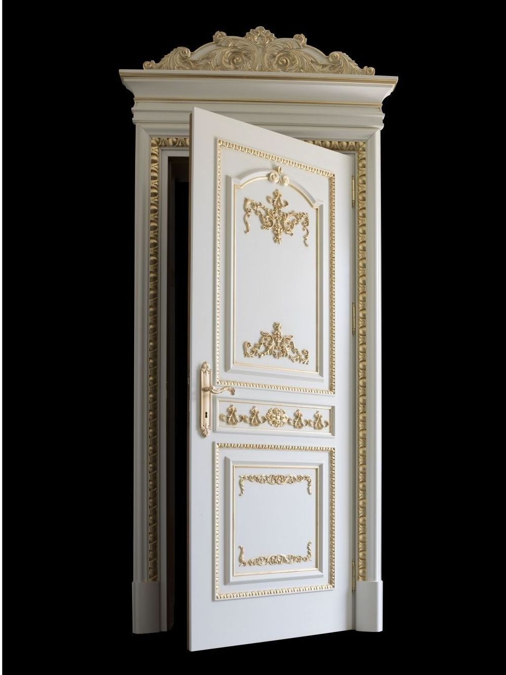 CBMmart Luxury Good Quality Carved Wood Interior Swinging Decoration Wooden Flush Door