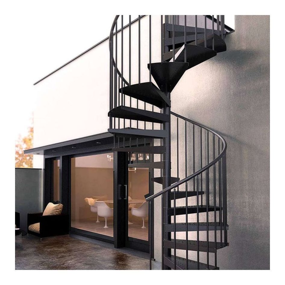 CBMmart Modern spiral staircase iron stainless steel 304 staircase railing designs staircase designs duplex house