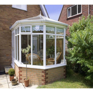 China factory customized  outdoor glass room for garden glass house sun rooms with aluminum frame