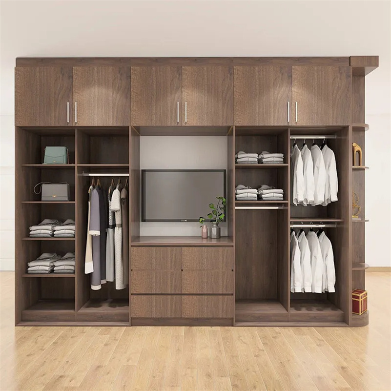 CBMmart Modern Simple Clothes Wardrobe For Bedroom Dressing Room Walk-in Closets Cupboard Design