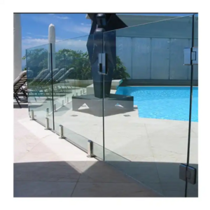 CBMmart 316 S.S. Spigot Glass Railings Outdoor Swimming Pool Railing Custom Balcony Glass Railing