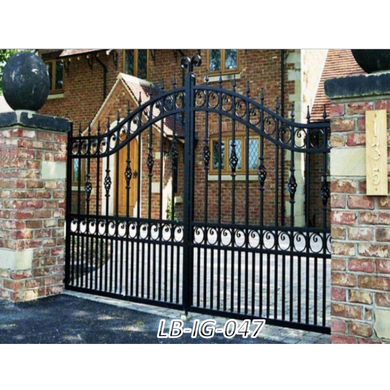 CBMmart Large Entrance Security Durable Quality Front Door Luxury Modern Design Wrought Iron Antique Entry Door With Low Price