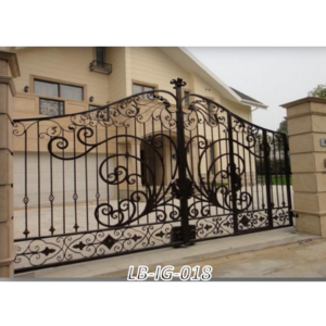 CBMmart Large Entrance Security Durable Quality Front Door Luxury Modern Design Wrought Iron Antique Entry Door With Low Price