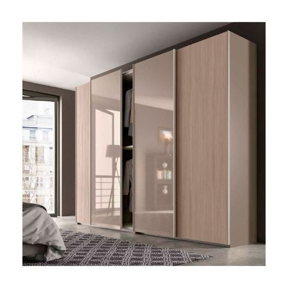 CBMmart Chinese Manufacturers Supply Modern Durable Combination Door With Mirror Closets Dressing Room Wooden Wardrobes