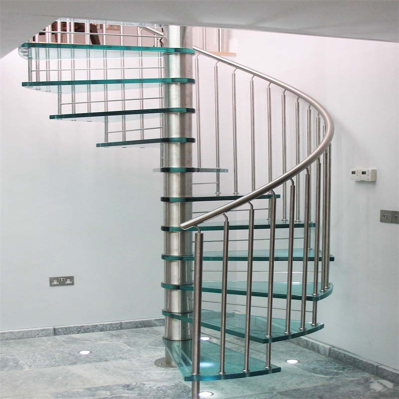 CBMmart Exterior Stairs 3D Model Design Factory Used Metal Spiral Staircase Floating Stair