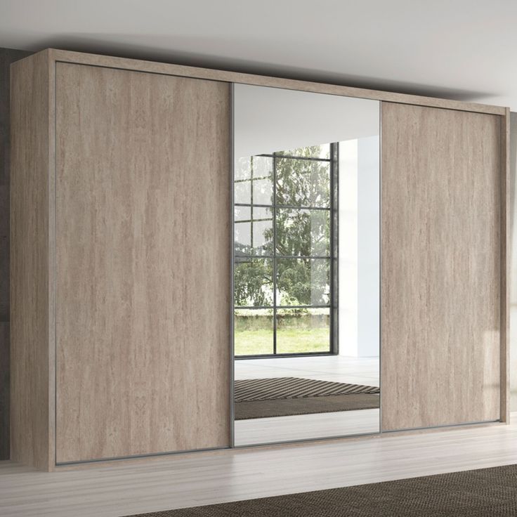 CBMmart Chinese Manufacturers Supply Modern Durable Combination Door With Mirror Closets Dressing Room Wooden Wardrobes