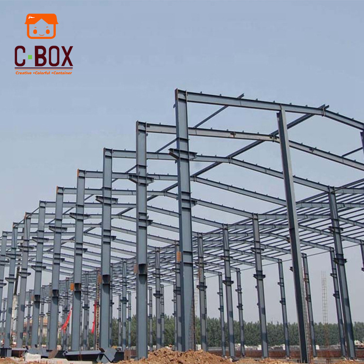 CBOX low cost factory prefab steel structures building workshop shed for industrial