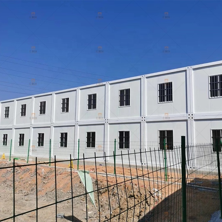 Two Story Container Office Building Prefabricated Hotel Building Maison Prefabrique Prefab House In Puerto Rico