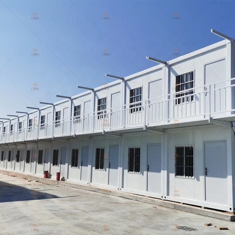 Two Story Container Office Building Prefabricated Hotel Building Maison Prefabrique Prefab House In Puerto Rico