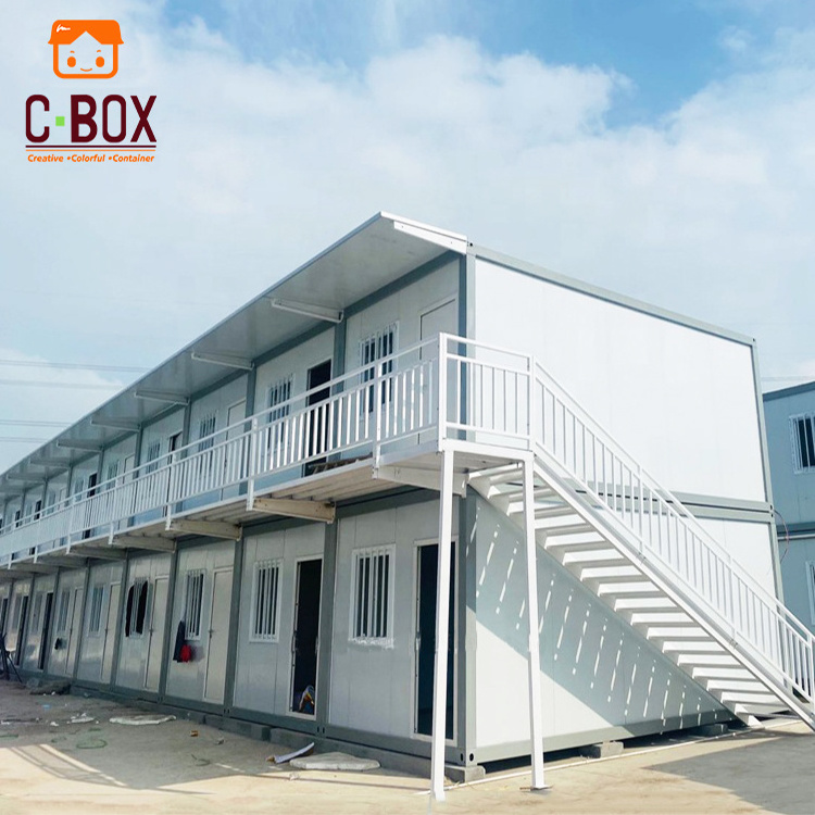 CBOX China manufactured apartment dormitory office steel structure prefab house building