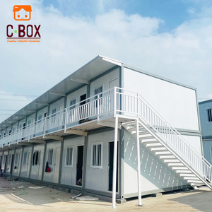 CBOX China manufactured apartment dormitory office steel structure prefab house building