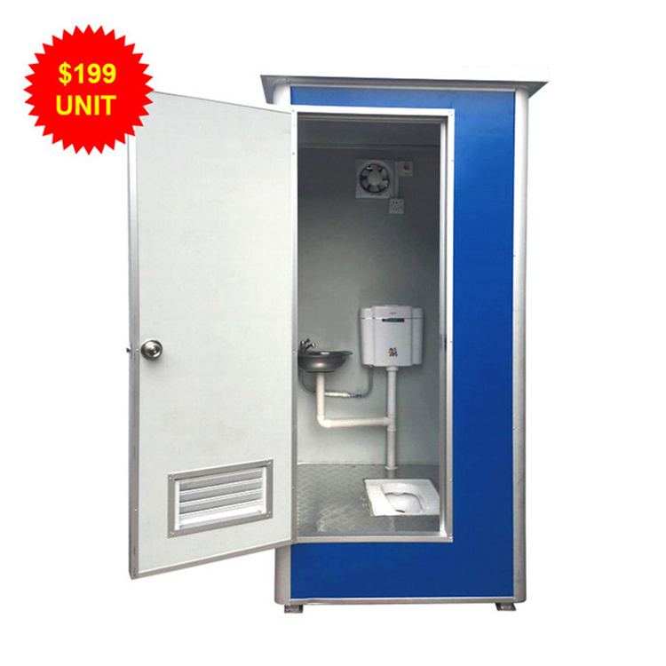 China Low Cost Portable Toilet Manufacturer Public Outdoor Luxury Portable Toilets For Sale