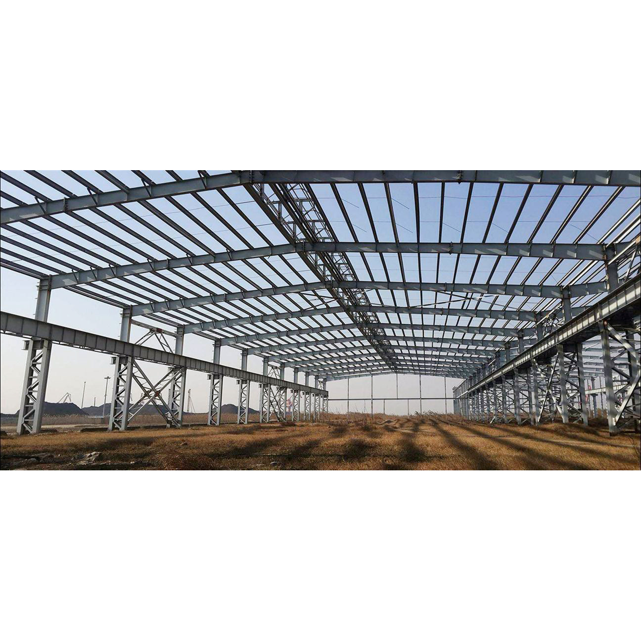 Customized High Precision Industrial Steel Structure Buildings Shed Warehouse Car Parking Prefab Garage Apartment For Sale