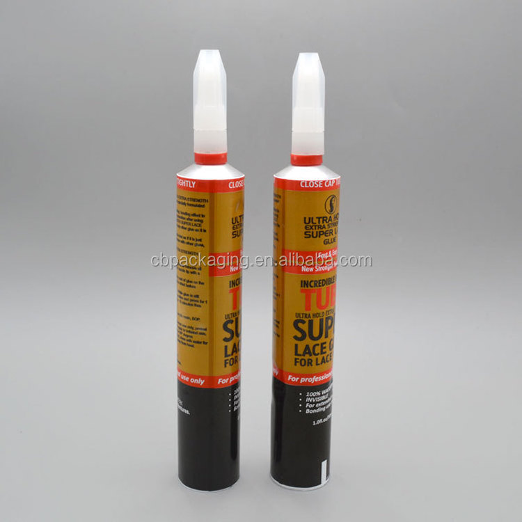 empty Squeeze 30ml aluminum tube for super lace glue