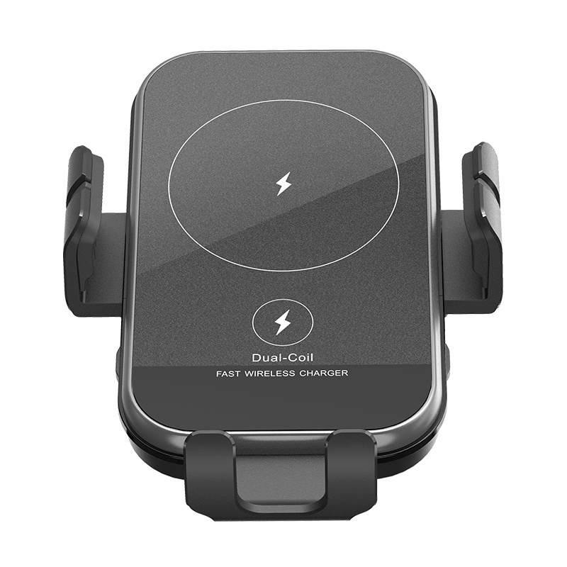 15W Dual Coil Fast Charging Wireless Charger Car Mount Holder for Samsung Z-Flip Series