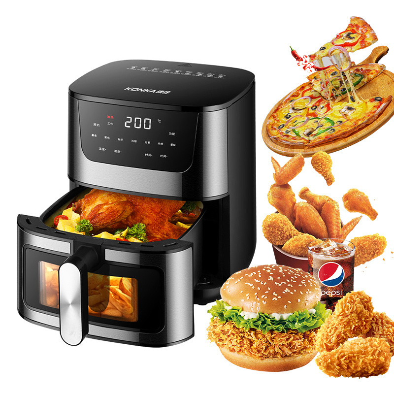 Top Sale air fryer 6 liters control air fryer electric deep smart air fryer 8L