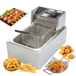 HD sound quality 8l deep fryer turkey kettle japanese chips professional deep frying device detachable deep fryer wholesale elec