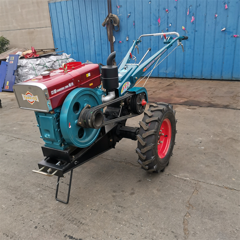 Farm Machinery hand walking tractor farm walking tractor trade 6hp diesel walking tractors kubota two wheel mini farm