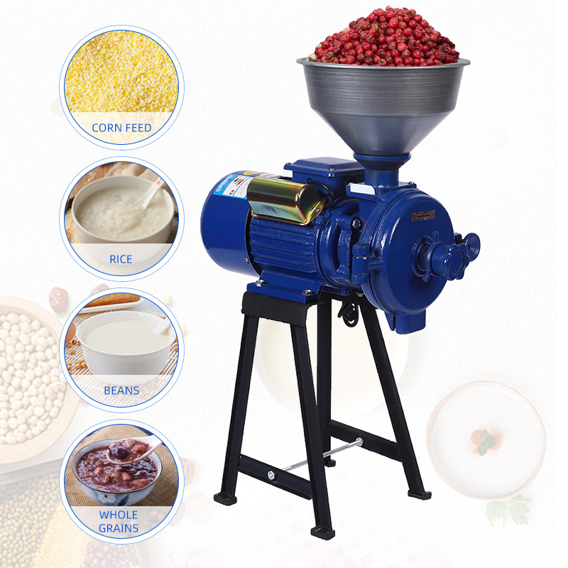 1500w flour mill machinery grain grinder powder machine grinder corn grinder machine