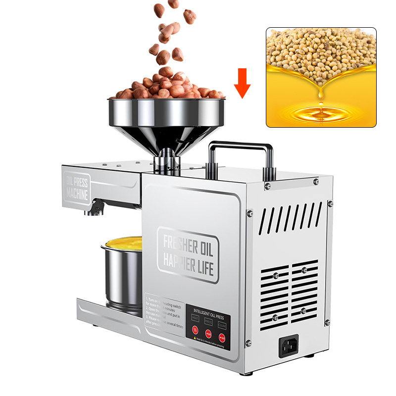 CHANGTIAN farm machine organic cold pressed castor oil home soybean oil press for sale small oil press line for home