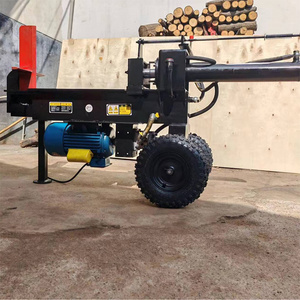 Forestry Machinery mini excavator wood splitter manual wood splitter wall mounted log wood splitter 40 ton/diesel engine