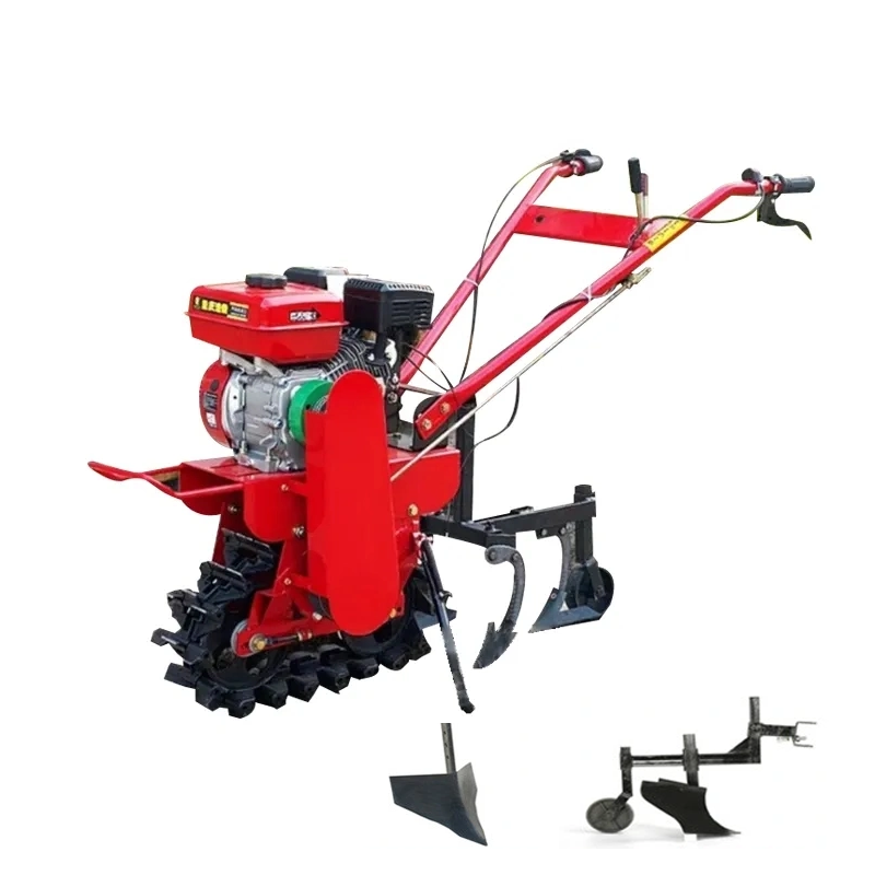 Hot sale mini land machine cultivator rotary tiller agricultural mini crawler cultivator mushroom cultivation