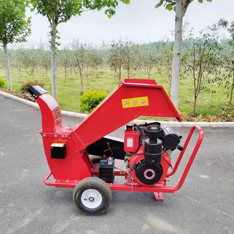 Forestry Machinery wood chipper tracked garden wood chipper wood chipper 5hp diesel garden wood chipper