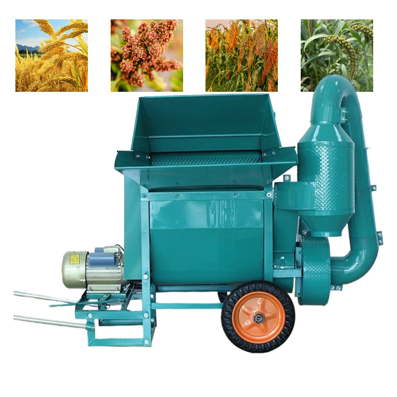 New style soybean thresher decortiqueur de maizes small mini grain sorghum rice thresher for soybean for farm